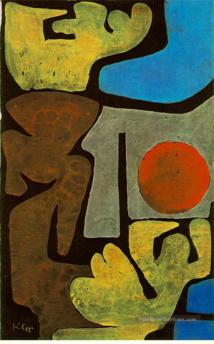 Parc des Idoles 1939 Expressionnisme Bauhaus Surréalisme Paul Klee Peintures à l'huile